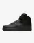 Tenis Bota Nike Air Force 1 Mid Clásica Negra Zapato Hombre y Mujer Deportivo en internet