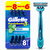 Maquina Afeitar Descartable Prestobarba3 Cool x 8 uni (1429)