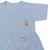 PIJAMA CURTO COM MANGA ÂNCORA AZUL CLARO - Léo e Bia Roupas de dormir