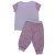PIJAMA LONGO MANGA CURTA - ONÇA LILÁS 9716009 na internet