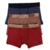 CUECA BOXER INFANTIL MODAL MARINHO - MARROM - VINHO - comprar online