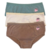 KIT CALCINHA INFANTIL TÉOS - MARFIM - CHOCOLATE - comprar online