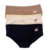 KIT CALCINHA INFANTIL CHOCOLATE - MARFIM - PRETO - comprar online
