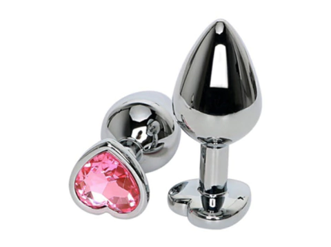 Plug Anal Aço Coração P - comprar online