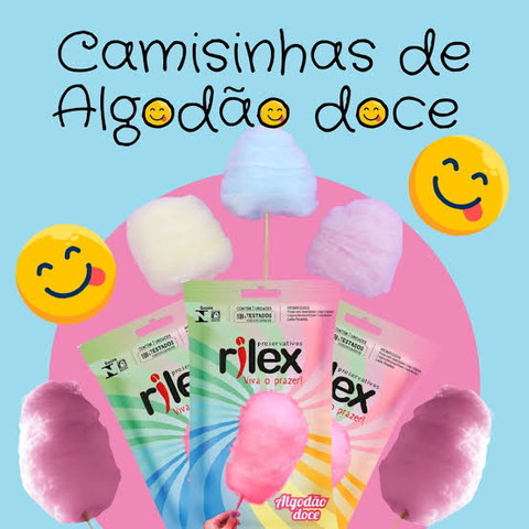 preservativo de algodão doce