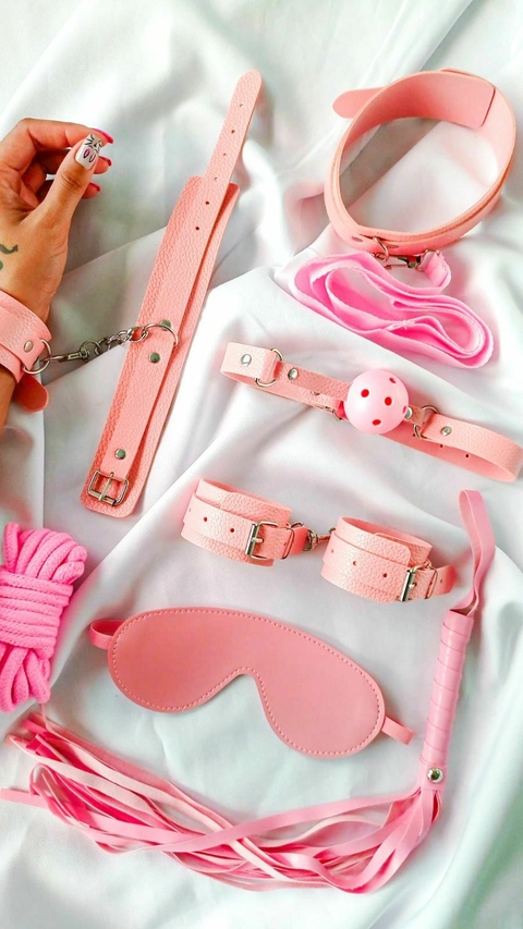 Kit com 10 Sado Erótico ( preto)