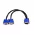 Cabo Y Splitter Vga 1 Macho para 2 Fêmeas Xt-550 Xtrad