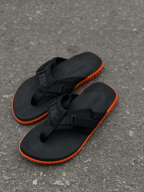 SANDÁLIA KENNER AZO IMPACT PRETO/LARANJA - loja online