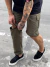 CALÇA ZIPOP CARGO DC SHOES LOGO VERDE na internet