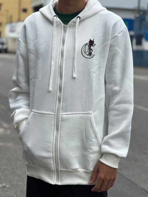 MOLETOM CANGURU PLANO C MOON AND ROSE OFF-WHITE