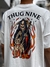 CAMISETA THUG NINE FLAMING REAPER BRANCA - comprar online