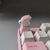 Adorável desenho animado rosa bonito keycaps perfil oem para teclado mecânico esc gato artesão keycap para gk61 sk61 sk64 sk87 gh60 gamer