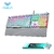 Novo teclado mecânico para jogos retrô redondo brilhante teclado retroiluminado usb com fio 104 teclado para jogos anti-fantasma para computador portátil na internet