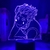 Imagem do Anime 3D Lâmpada Killua Hunter X Hunter Killua Led Light Hxh Led Night Light Presente Acrílico Neon Fofo Decoração do Quarto das Crianças