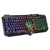 Conjunto de teclado para jogos Rato para jogos RGB LED retroiluminado Teclado para gamer Teclado com fio USB para jogo PC Laptop Computador Teclado Gamer