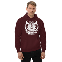 Casaco com capuz unissex com logo - Anti Cardio Bulking Club