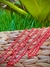 Colar Chocker com Detalhes em Plaquinhas em Escamas em Resina Esmaltado Laranja Banhado em Ouro 18k