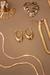 Argola em Aco Inoxidavel Banhada em Ouro 18k /Rodio Branco na internet