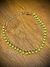 Pulseira com Detalhes de Bolinhas Esmaltadas em Tons de Verde Banhada em Ouro 18k na internet