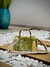 Bolsa Handmade Feita a Mão Artesanal Alça Bambu Natural Estampada em Tecido Jacquard Verde Detalhe Lateral Croche PEQUENA na internet