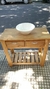 Vanitory Estilo Campo Madera 80cm Mesa Baño Diseño 2 Cajones