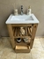 Mueble De Baño Vanitory 40cm con bacha, deck y cajon Pino Muebles Especiales