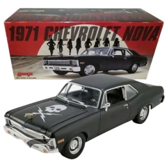 Veículo miniatura de coleção 1:18 Chevy NOVA 1971 do filme "DEATH PROOF" - Quentin Tarantino.