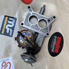 Base espaçador com válvulas de pressão EGR original Ford para carburador Bijet 302-V8. - Zera Parts V8 - Peças e acesssórios para veículos da linha de motores V8 e antigos.