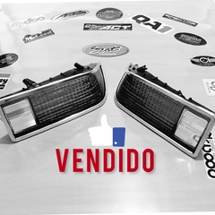 VENDIDO: Par de lentes para restauro sem o bojo do Camaro 1975.