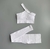 Conjunto Top' Transversal e Legging - BRANCO LUAL
