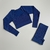 Conjunto Baby Long e Shorts - MARINHO