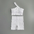 Conjunto Top Transversal e Shorts - BRANCO LUAL