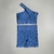 Conjunto Top Transversal e Shorts - AZUL MAR