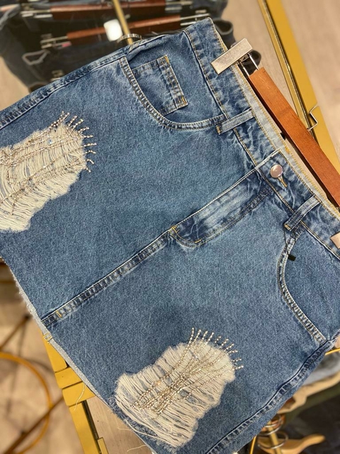 Saia Jeans Destroyed