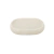 Saboneteira de Resina Oval Areia - Off White
