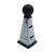 Ralador 3 faces Inox com Silicone - 15cm