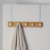 Cabideiro de Porta Bambu 5 Ganchos Sem Furar - Branco - comprar online