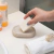 Saboneteira de Resina Oval Areia - Off White - comprar online