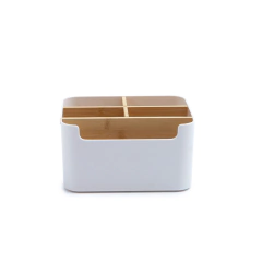 Organizador Multiuso com Divisórias de Bambu - Horizontal