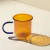 Caneca Dueto com Parede Dupla de Vidro 350ml - Âmbar - comprar online