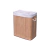 Cesto Duplo Bambu com Tampa Claro - loja online