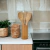 Utensílios em Bambu - 4 peças - comprar online