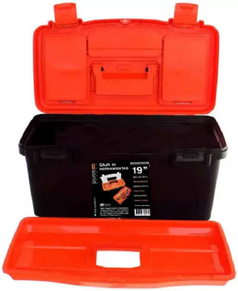 CAJA HERRAM. PLAST. C/ GAVETERO 19"