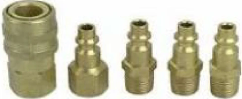 ACOPLE RAPIDO CUERPO BRONCE SET x 5 piezas
