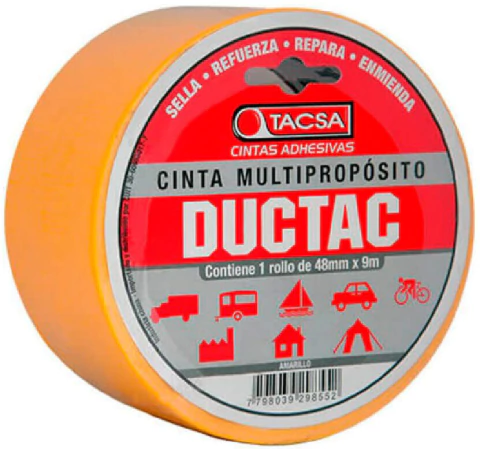 CINTA MULTIPROPOSITO x 9 mts "DUCTAC"