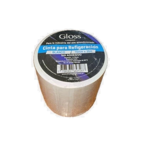 CINTA P/ REFRIGERACION SIN ADHESIVO x 20 mt "GLOSS"