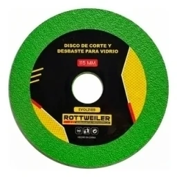 DISCO DE CORTE P/ VIDRIO 115 mm "ROTTWEILER"