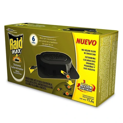 CUCARACHICIDAS "RAID" 6 CEBOS