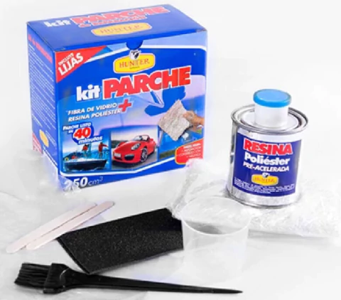 KIT REPARACION FIBRA VIDRIO "HUNTER"