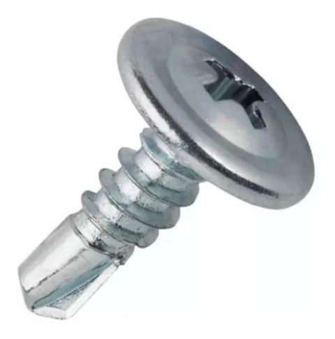 TORNILLO AUTOPERFORANTE C/FLANGEADA P/M R/PH.ZINC.
